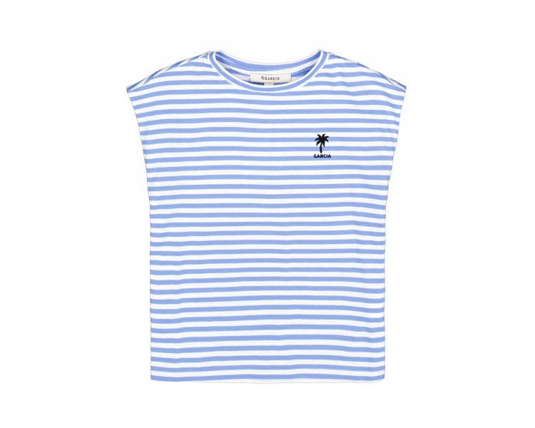 GARCIA : T-shirt à fines rayures