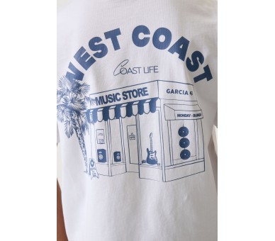 GARCIA : Leuk t-shirt met print achteraan