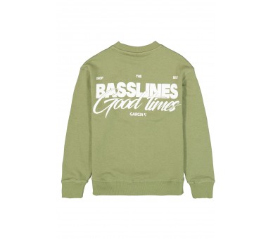 GARCIA : Toffe sweater met print achteraan