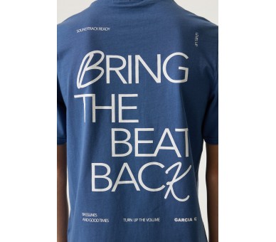 GARCIA : Leuk t-shirt met print achteraan