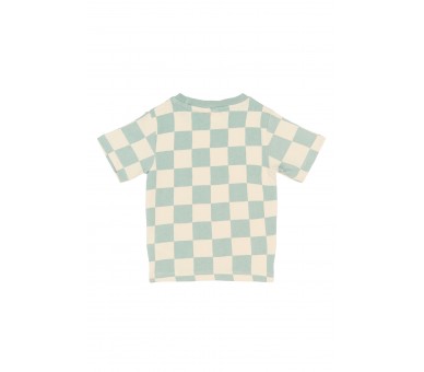THE NEW : T-shirt S_S Aqua Gray AOP