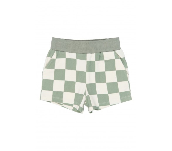 THE NEW : S_S Tee Aqua Gray AOP