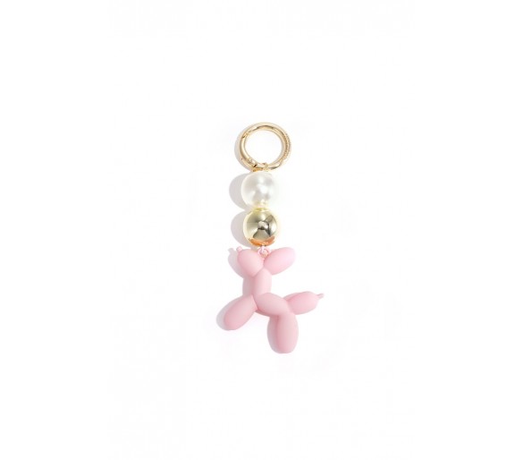 Balloon dog bag charm