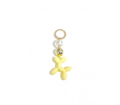 Balloon dog bag charm