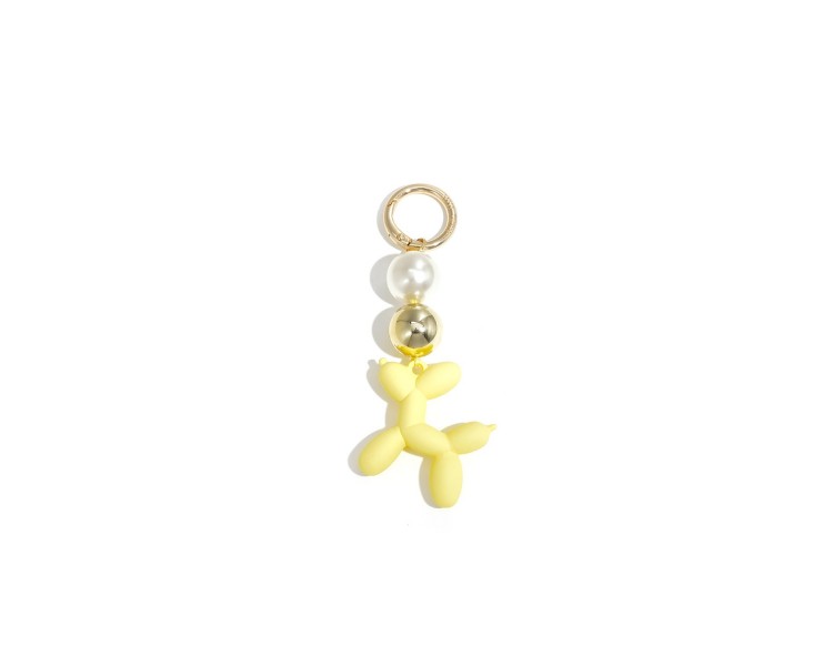 Balloon dog bag charm