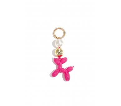 Balloon dog bag charm