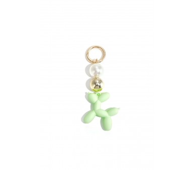 Balloon dog bag charm