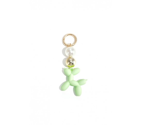 Balloon dog bag charm