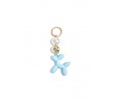 Balloon dog bag charm