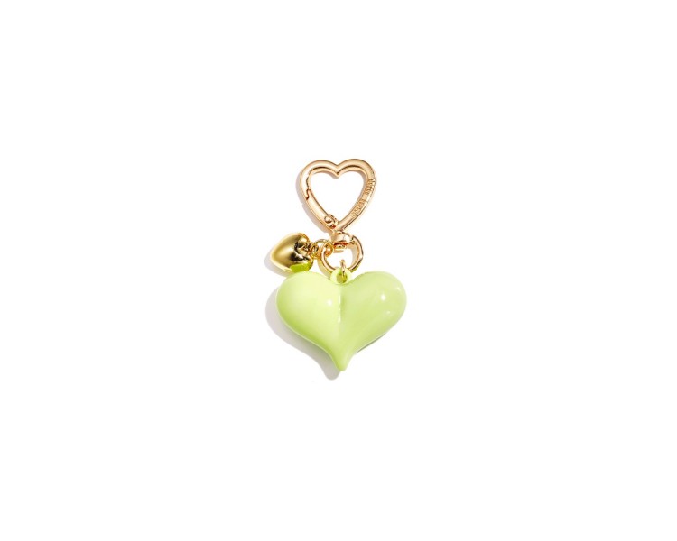 Heart-shaped bag charms