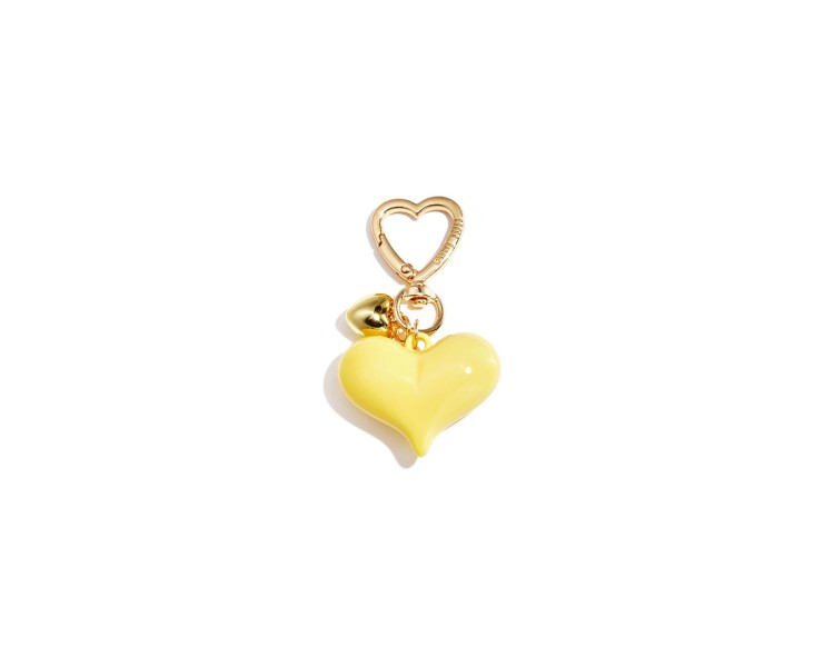 Heart-shaped bag charms