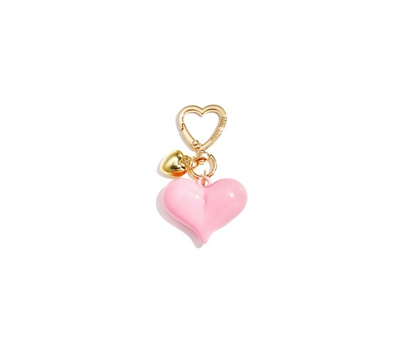 Heart-shaped bag charms