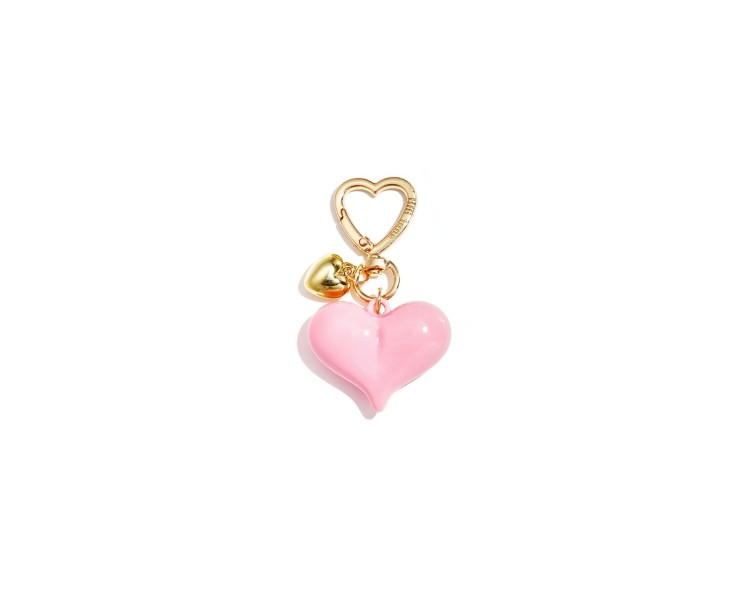 Heart-shaped bag charms