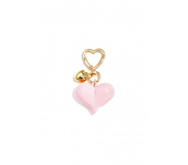 Heart-shaped bag charms
