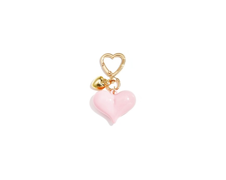 Heart-shaped bag charms