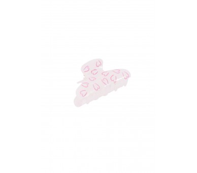 Hair clip with small hearts