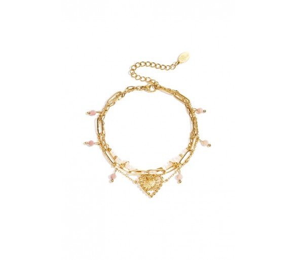 Triple bead bracelet