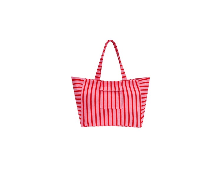 Striped shopping bags