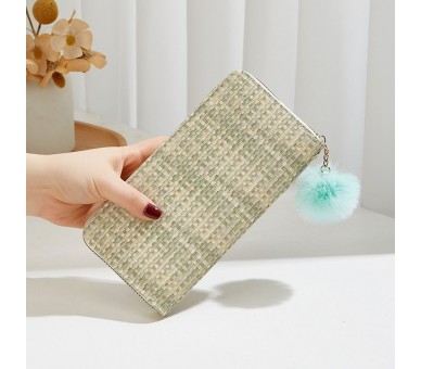 Wallet in a stylish green shade
