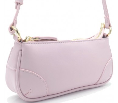 Cute little handbag with zipper and shoulder strap