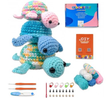 3 little turtles to crochet yourself