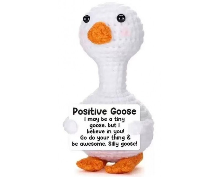 Knitted Positive Friends - Goose 11cm