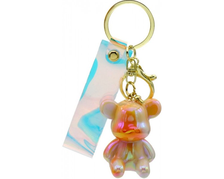 Keychain Shiny Bear - 4.5cm - orange