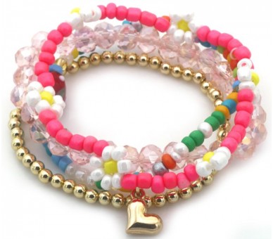 Bracelet Set Glassbeads