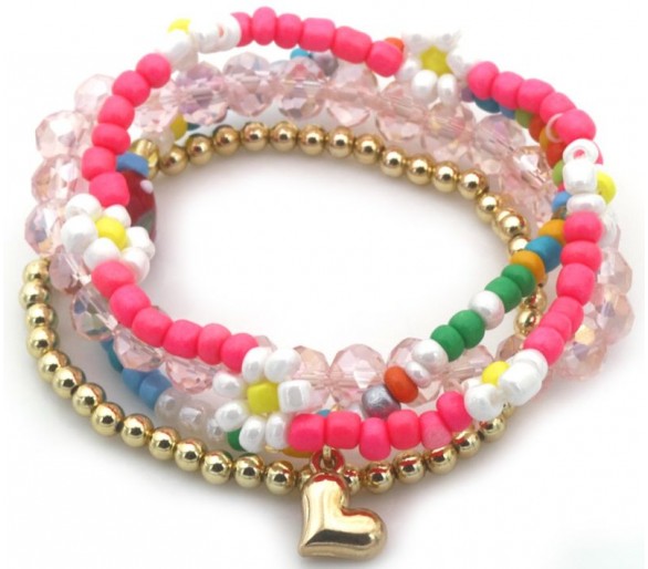Bracelet Set Glassbeads