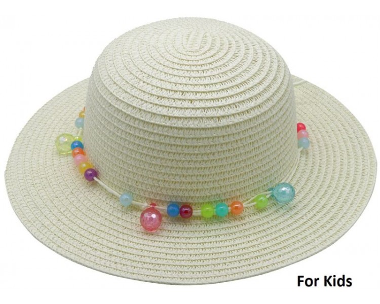 Super cute children's hat with beads