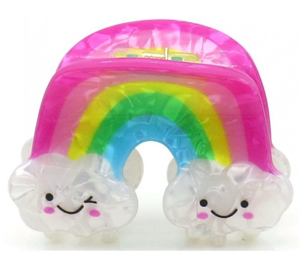 Hair Claw 5cm Rainbow