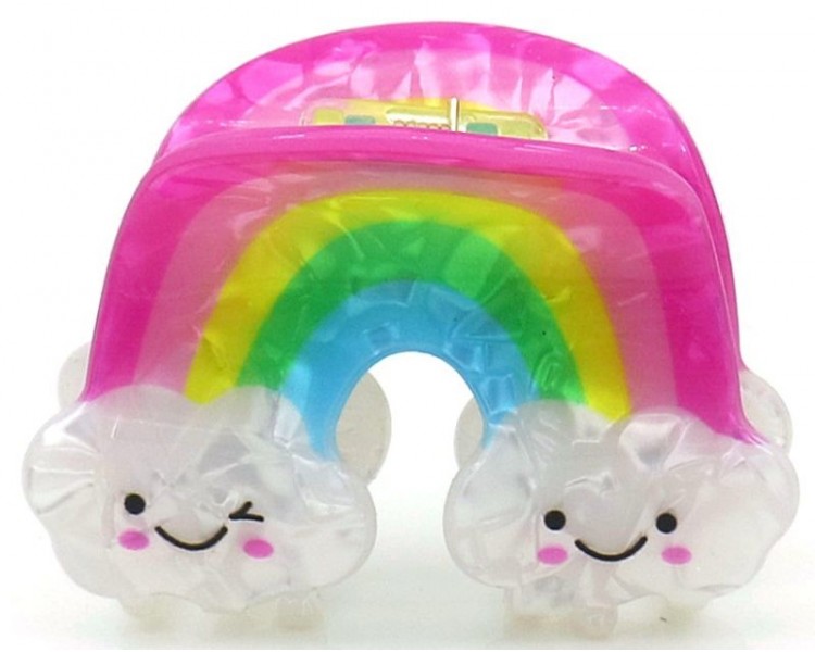 Hair Claw 5cm Rainbow
