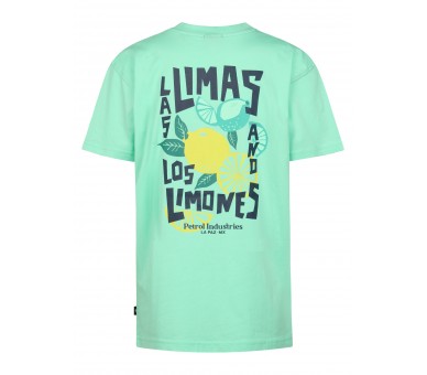 PETROL : T-Shirt short sleeves Clashort sleevesic Print
