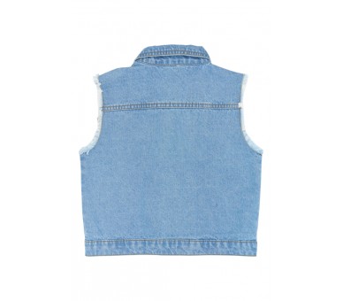 THE NEW : S_S Tee Light blue denim