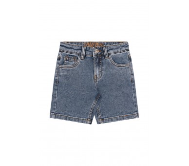 SOMEONE : short en jean jean bleu