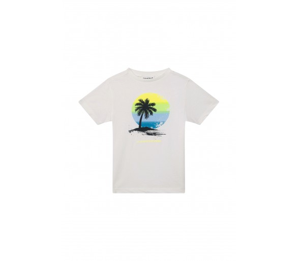 SOMEONE : T-shirt à manches courtes ecru