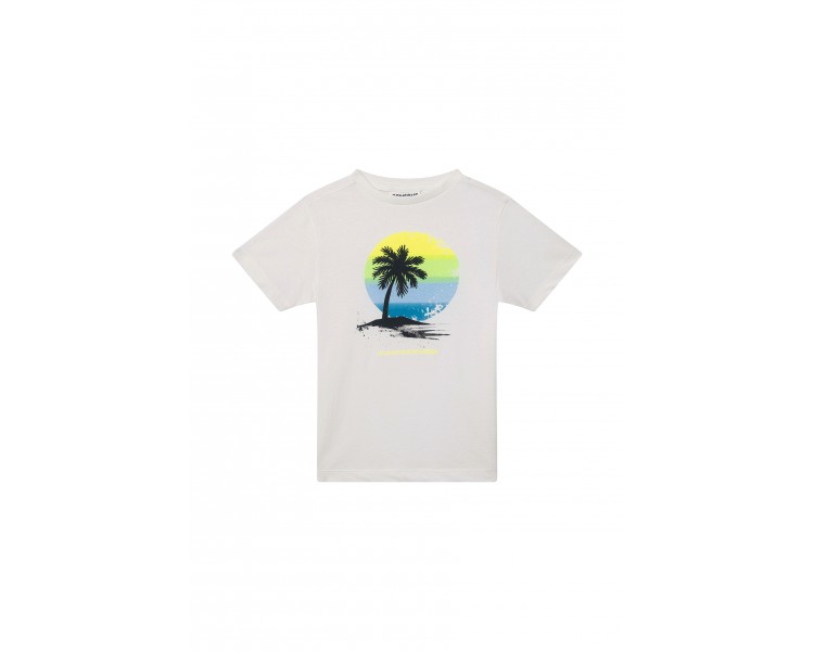 SOMEONE : T-shirt short sleeves ecru