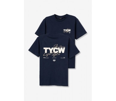 TIFFOSI: Short-sleeved T-shirt in Twilight B