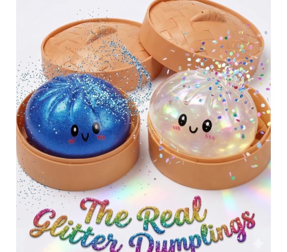 Dumplings Squishy GLITTER