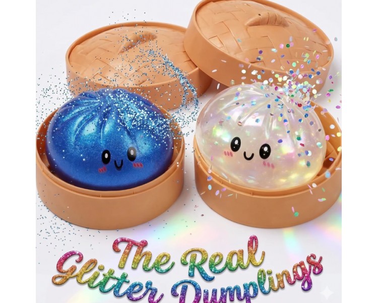 Dumplings Squishy GLITTER