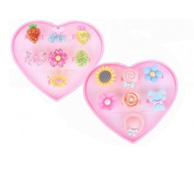 Kids rings 7 pcs set