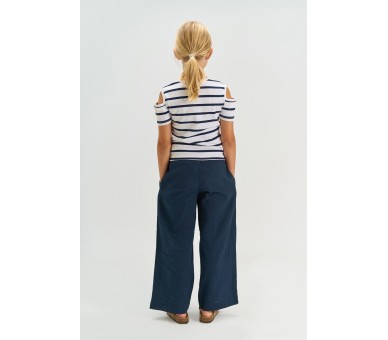 THE NEW : T-shirt S_S Navy Blazer Striped