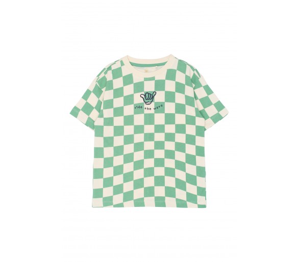 THE NEW : T-shirt S_S Créme De Menthe Check