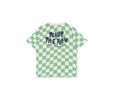 THE NEW : T-shirt S_S Créme De Menthe Check