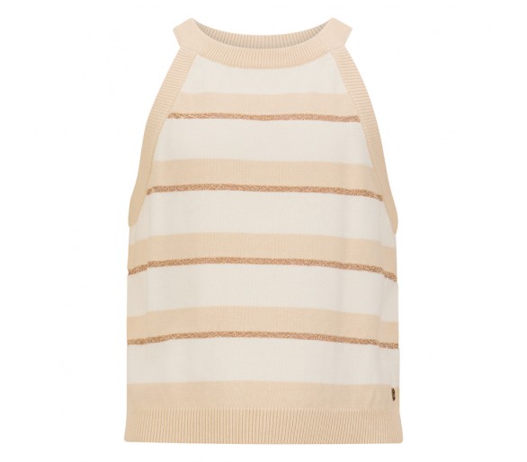 RETOUR : Pull en blanc optique