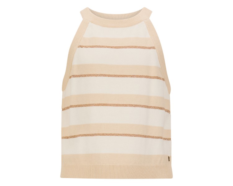 RETOUR : Pull en blanc optique