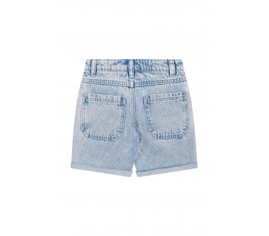 MINI REBELS : Denim korte broek denim blauw