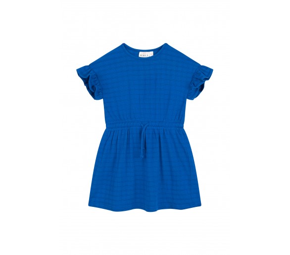 MINI REBELS : robe à manches courtes cobalt