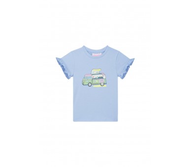 SOMEONE : T-shirt met glitterbusjesprint