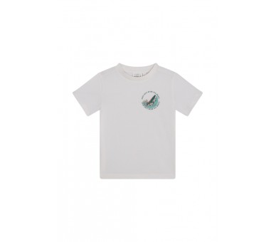 MINI REBELS : T-shirt korte mouwen ecru